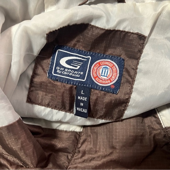 G-III Sports Carl Banks Mens Quarter Zip Hooded Windbreaker Jacket Large Cowboy - Picture 7 of 12